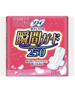 Buy Unicharm Sofy Super Sanitary pads Instant Protection 25 cm with wings 11 pcs | Florida Online Pharmacy | https://florida.buy-pharm.com