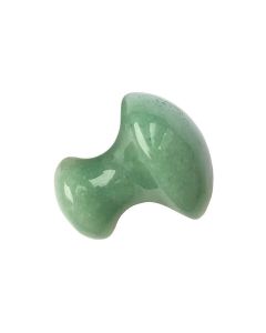 Buy Massager made of natural stone. Guasha 'Mushroom', massagers for the area around the eyes. Aventurine. | Florida Online Pharmacy | https://florida.buy-pharm.com