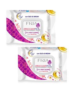 Buy 041141 / set Fria Make-up remover wipes with argan oil before bedtime, 20 pcs x 2 pack | Florida Online Pharmacy | https://florida.buy-pharm.com