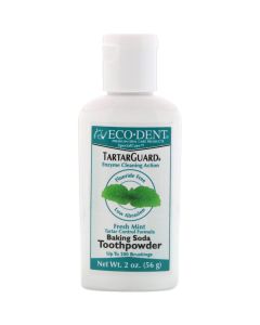 Buy Eco-Dent, baking soda tooth powder, tartar protection, Fresh Mint, Fluoride Free , 2 oz (56 g) | Florida Online Pharmacy | https://florida.buy-pharm.com