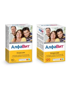 Buy Alphabet 'Classic' set-course of vitamins (2 pack - 120 + 60 tabs )  | Florida Online Pharmacy | https://florida.buy-pharm.com