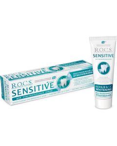 Buy ROCS Toothpaste 'SENSITIVE Recovery and Whitening', 94 gr | Florida Online Pharmacy | https://florida.buy-pharm.com