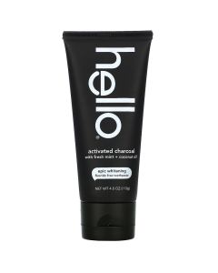 Buy Hello, fluoride-free whitening toothpaste, activated charcoal, with fresh mint and coconut oil, 4 oz (113 g) | Florida Online Pharmacy | https://florida.buy-pharm.com