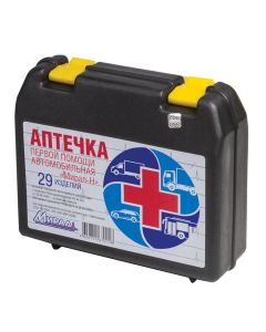 Buy First aid kit CAR, plastic case, composition - by order No. 325, 9825 | Florida Online Pharmacy | https://florida.buy-pharm.com