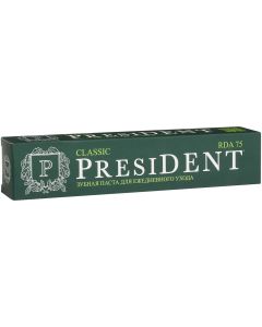 Buy Toothpaste PresiDENT Classic, for daily care, 75 RDA, 75 ml | Florida Online Pharmacy | https://florida.buy-pharm.com