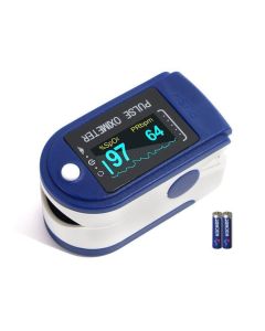 Buy Medical pulse oximeter (oximeter) finger heart rate monitor for measuring oxygen in the blood, batteries included | Florida Online Pharmacy | https://florida.buy-pharm.com