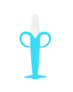 Buy Baby toothbrush teether silicone massager Banana blue | Florida Online Pharmacy | https://florida.buy-pharm.com