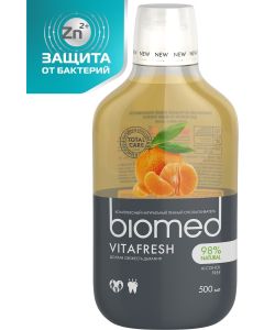 Buy Biomed Vitafresh Mouthwash, antibacterial, citrus, 500 ml | Florida Online Pharmacy | https://florida.buy-pharm.com