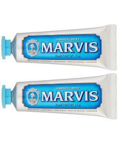 Buy Marvis Toothpaste set Aquatic Mint Fresh mint, 2 pcs 25 ml | Florida Online Pharmacy | https://florida.buy-pharm.com