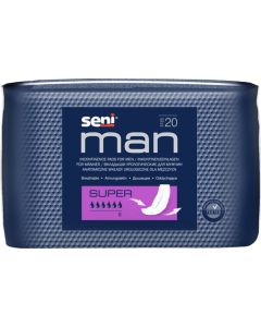 Buy Seni Urological liners for men 'Man. Super', 20 pieces | Florida Online Pharmacy | https://florida.buy-pharm.com