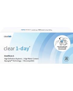 Buy ClearLab contact lenses ClearLab Clear 1-Day contact lenses / 30 pcs / 8.7 / 14.2 Daily, -0.50 / 14.2 / 8.8, 30 pcs. | Florida Online Pharmacy | https://florida.buy-pharm.com