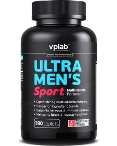 Buy Vitamin and mineral complex for men Vplab 'Ultra Men's Sport Multivitamin Formula', 180 capsules | Florida Online Pharmacy | https://florida.buy-pharm.com