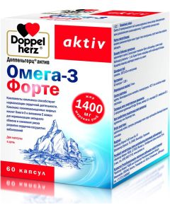 Buy Capsules Doppelherz 'Active OMEGA-3 Forte', 1972.43 mg | Florida Online Pharmacy | https://florida.buy-pharm.com