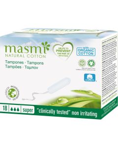 Buy Natural tampons Masmi Natural Cotton Super 18 pcs | Florida Online Pharmacy | https://florida.buy-pharm.com