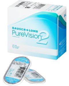 Buy Contact lenses Bausch + Lomb Bausch + Lomb contact lenses Pure Vision 2 6 pcs / 8.6 Monthly, -9.00 / 14 / 8.6, 6 pcs. | Florida Online Pharmacy | https://florida.buy-pharm.com