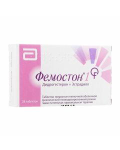 Dydroge steron, Estradiol - Femoston 1 tablet is covered.pl.ob. 28 pcs. florida Pharmacy Online - florida.buy-pharm.com