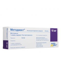 Methotrexate - Methododekt solution for p / leather. enter 50 mg / ml 0.3 ml (15 mg) syringe 1 pc. florida Pharmacy Online - florida.buy-pharm.com