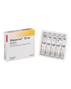 Urapydyl - Ebrantil ampoules 5 mg / ml 5 ml, 5 pcs. florida Pharmacy Online - florida.buy-pharm.com