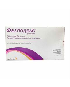 Fulvestrant - Fazlodeks solution for in / mouse. enter 250 mg / 5 ml 5 ml syringe 2 pcs. florida Pharmacy Online - florida.buy-pharm.com