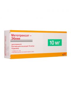 Methotrexate - Methotrexate-Ebeve injection 10 mg / ml syringe 1 ml 1 pc. florida Pharmacy Online - florida.buy-pharm.com