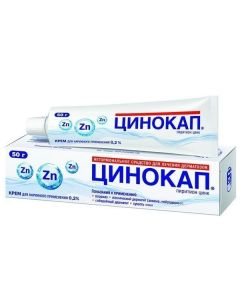 Pyrytyon zinc - Tsinokap cream 0.2%, 50 g florida Pharmacy Online - florida.buy-pharm.com