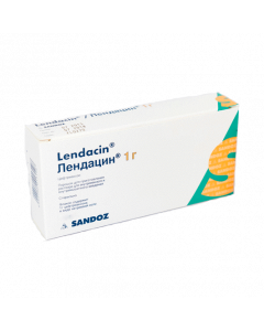 Ceftriaxone - Lendacin pore. d / pr-r solution for intravenous and intravenous administration 1 g vial 10 pcs florida Pharmacy Online - florida.buy-pharm.com