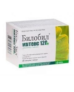 ginkgo two-bladed leaves extract - Bilobil Intens 120 capsules 120 mg, 20 pcs. florida Pharmacy Online - florida.buy-pharm.com