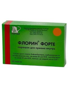 bifidobacteria bifidum, Lactobacilli plantarum - Florin forte sachets 850 mg 20 pcs. florida Pharmacy Online - florida.buy-pharm.com