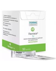 mesalazane - Pentas granules of prolonged action for oral administration 1g sachets 50 pcs. florida Pharmacy Online - florida.buy-pharm.com