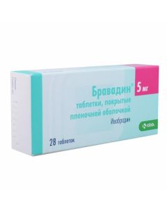 Yvabradyn - Bravadin tablets is covered.pl.ob. 5 mg 28 pcs. pack florida Pharmacy Online - florida.buy-pharm.com