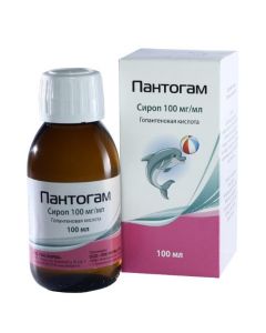 Hopantenovaya acid - Pantogam syrup 10%, 100 ml florida Pharmacy Online - florida.buy-pharm.com