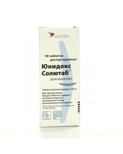 doxycycline - Unidox Solutab tablets dispersible 100 mg 10 pcs. florida Pharmacy Online - florida.buy-pharm.com