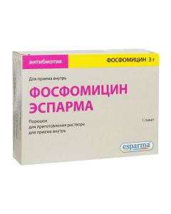 fosfomycin - Fosfomycin Esparma powder for solution for oral administration 3 g sachet 1 pc. florida Pharmacy Online - florida.buy-pharm.com