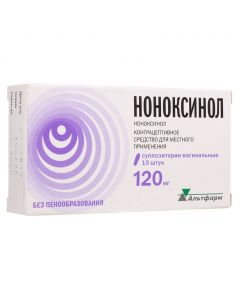 Nonoxynol - Nonoxynol vaginal suppositories 120 mg, 10 pcs. florida Pharmacy Online - florida.buy-pharm.com