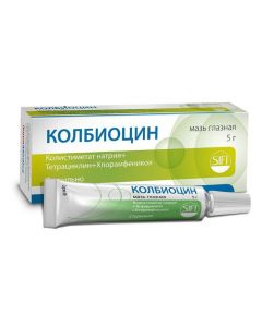 Sodium colistimethate, T etracycline, Chloramphenicol - Colbiocin eye ointment, 5 g florida Pharmacy Online - florida.buy-pharm.com