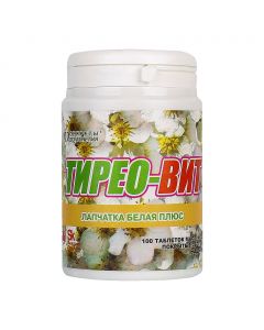 Bloodroot Belaya - Tireo-VIT (white cinquefoil) tablets 100 pcs. florida Pharmacy Online - florida.buy-pharm.com
