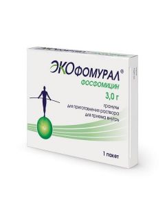 fosfomycin - Ecofomural granules for solution for oral administration 3 g sachets 1 pc. florida Pharmacy Online - florida.buy-pharm.com