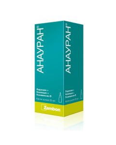 lidocaine, neomycin, polymyxin B - Anauran drops for ear drops 25 ml florida Pharmacy Online - florida.buy-pharm.com