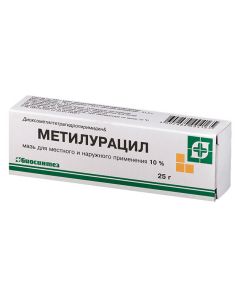 Dyoksometyltetrahydropyrymydyn - Methyluracil ointment 10%, 25 g florida Pharmacy Online - florida.buy-pharm.com