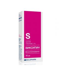 Metyletylpyrydynol - Vixipine eye drops 1% 10 ml bottle 1 pc. florida Pharmacy Online - florida.buy-pharm.com