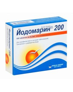 potassium iodide, potassium iodide - Iodomarin 200 tablets 0.2 mg, 100 pcs. florida Pharmacy Online - florida.buy-pharm.com