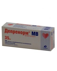 Trimetazidine - Deprenorm MV tablets coated.pl.ob. prolong. 35 mg 30 pcs. florida Pharmacy Online - florida.buy-pharm.com