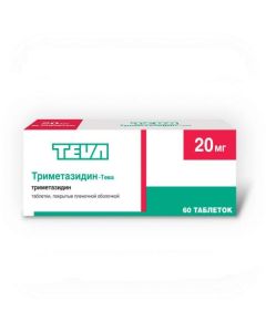 Trimetazidine - Trimetazidine-Teva tablets are coated.pl.ob. 20 mg 60 pcs. florida Pharmacy Online - florida.buy-pharm.com