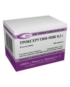 Troxerutin - Troxerutin-MIC capsules 200 mg, 50 pcs. florida Pharmacy Online - florida.buy-pharm.com