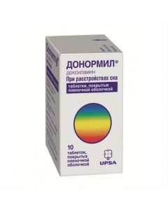doxylamine - Donormil Pills Covered. captivity. 15 mg 10 pcs. florida Pharmacy Online - florida.buy-pharm.com