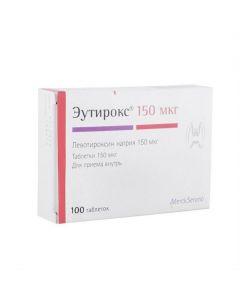 Levothyroxine sodium - Eutiroks tablets 150 mcg, 100 pcs. florida Pharmacy Online - florida.buy-pharm.com
