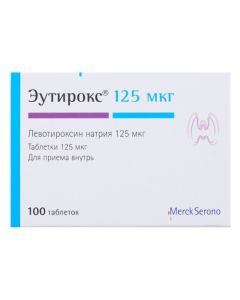 Levothyroxine sodium - Eutirox tablets 125 mcg 100 pcs florida Pharmacy Online - florida.buy-pharm.com