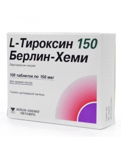 Levothyroxine sodium - L-Thyroxine 150 Berlin Chemie tablets 150 mcg, 100 pcs. florida Pharmacy Online - florida.buy-pharm.com