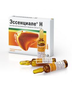 Phospholipids - Essentiale Rr solution for iv. enter 250 mg / 5 ml 5 ml ampoules 5 pcs. florida Pharmacy Online - florida.buy-pharm.com