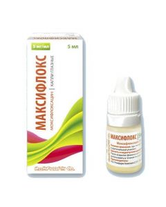 Moxifloxacin - Maxiflox Eye Drops 5 mg / ml 5 ml florida Pharmacy Online - florida.buy-pharm.com